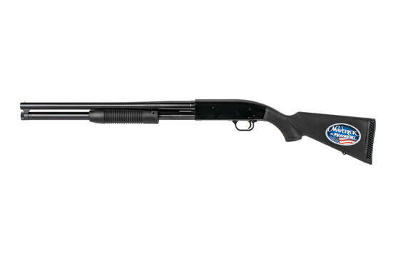 The 18.5in Maverick 88 is built by Mossberg from the ground up to be a affordable, effective, simple, and reliable.